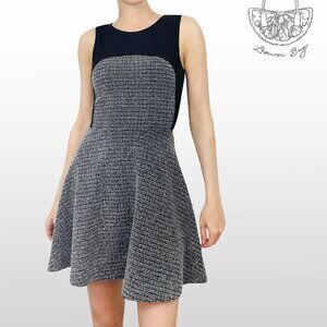 Love...Ady / Skater Sleeveless Mini Dress / Color Grey Black / Size XS